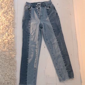 PacSun high waisted button up jeans